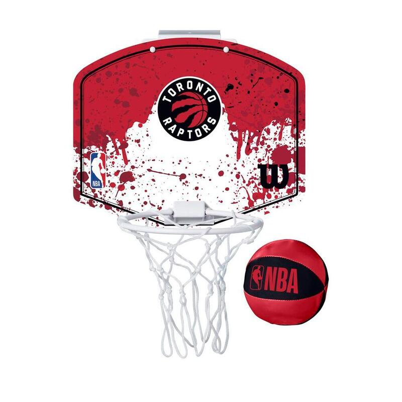 Mini canasta de baloncesto Wilson NBA Toronto Raptors