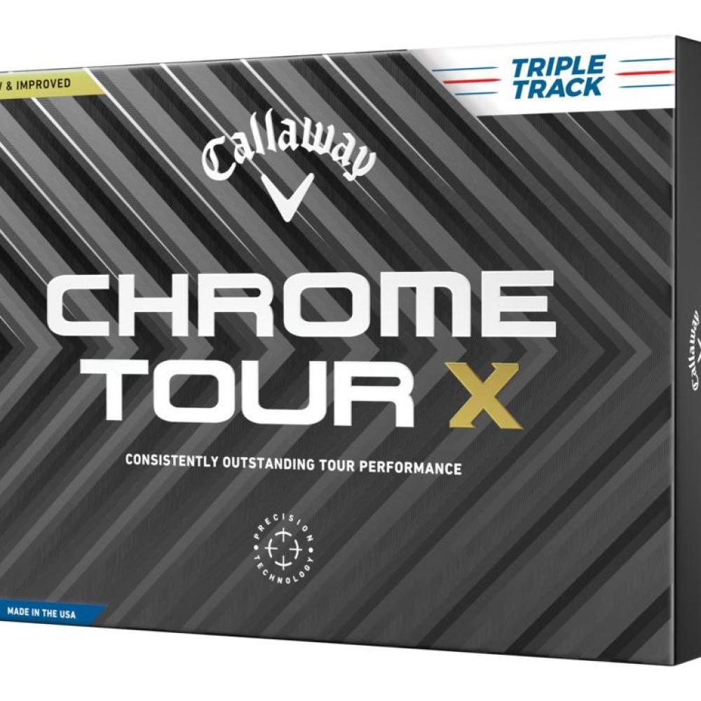 CALLAWAY Bola de Golfe Callaway Chrome Tour X Triple Track 12 Pack