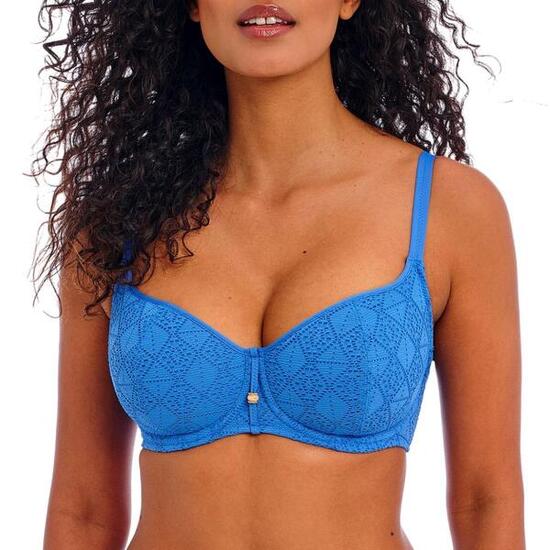 Top de traje de baño con escote corazón Nomad Nights