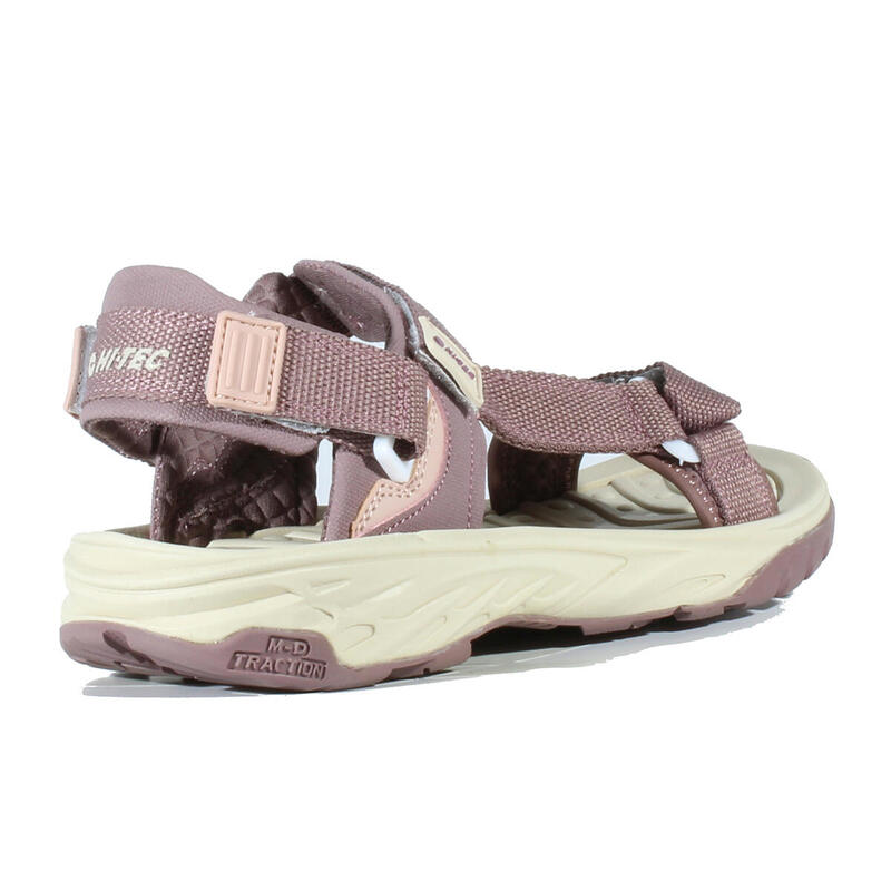 Sandalias de Montaña y Trekking Mujer Hi-Tec ULA RAFT Rosa Claro