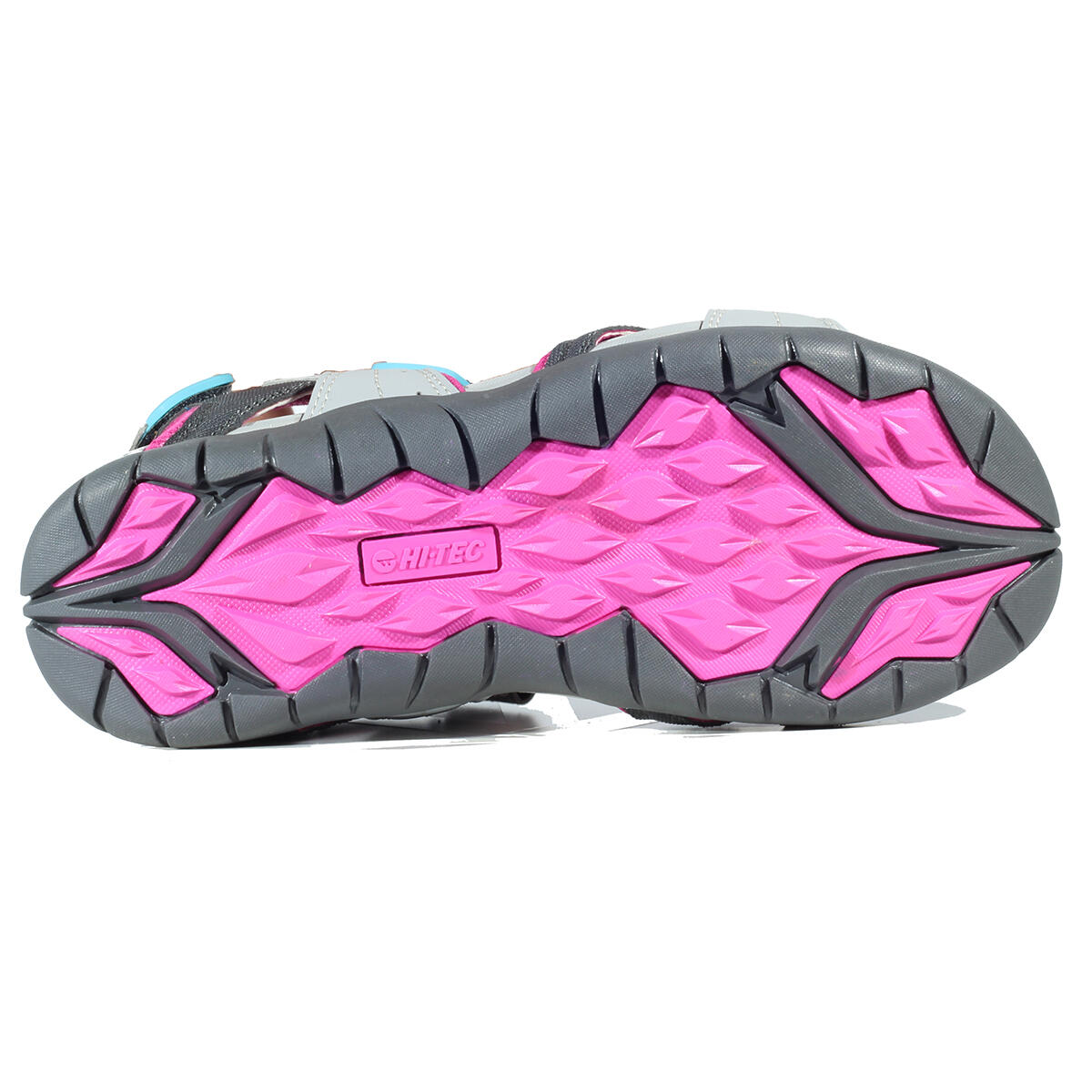Sandalias de Montaña y Trekking Mujer Hi-Tec Kuriles Gris/Fucsia 6/7