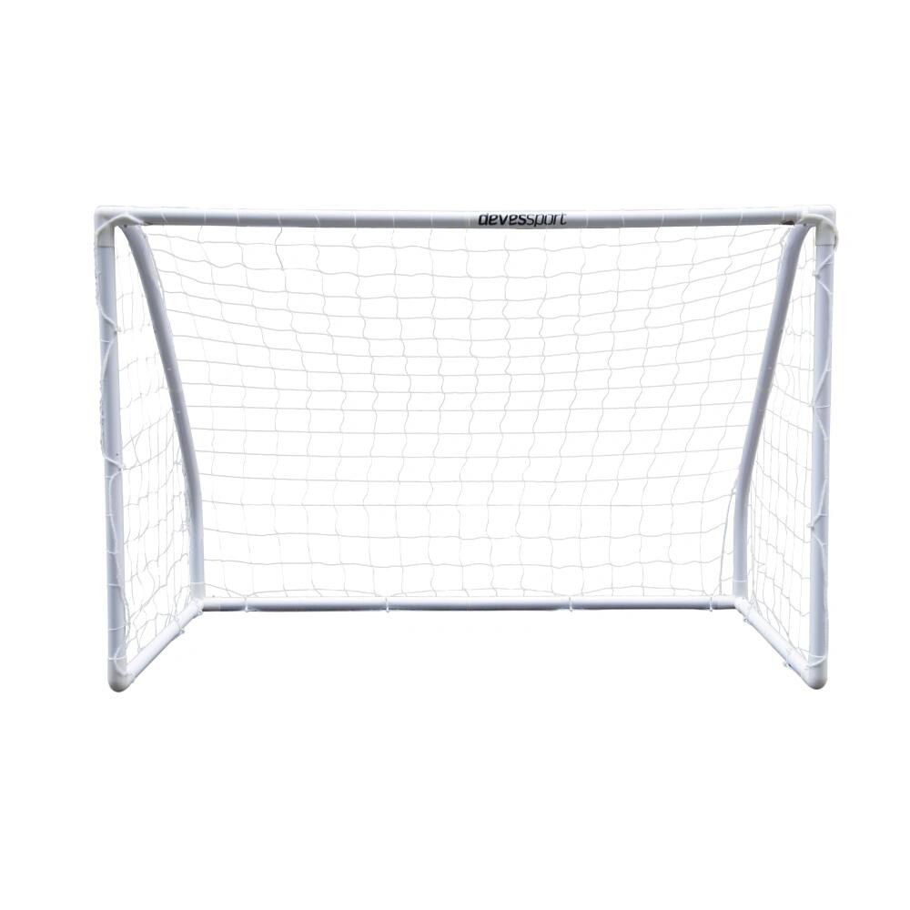 Devessport Set 2 Unidades Portería de Fútbol PVC Blanca 180x91x120 cm 6/7