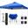 Opvouwbare tent 3x3m Blauw voor strand, tuin, camping of zwembad