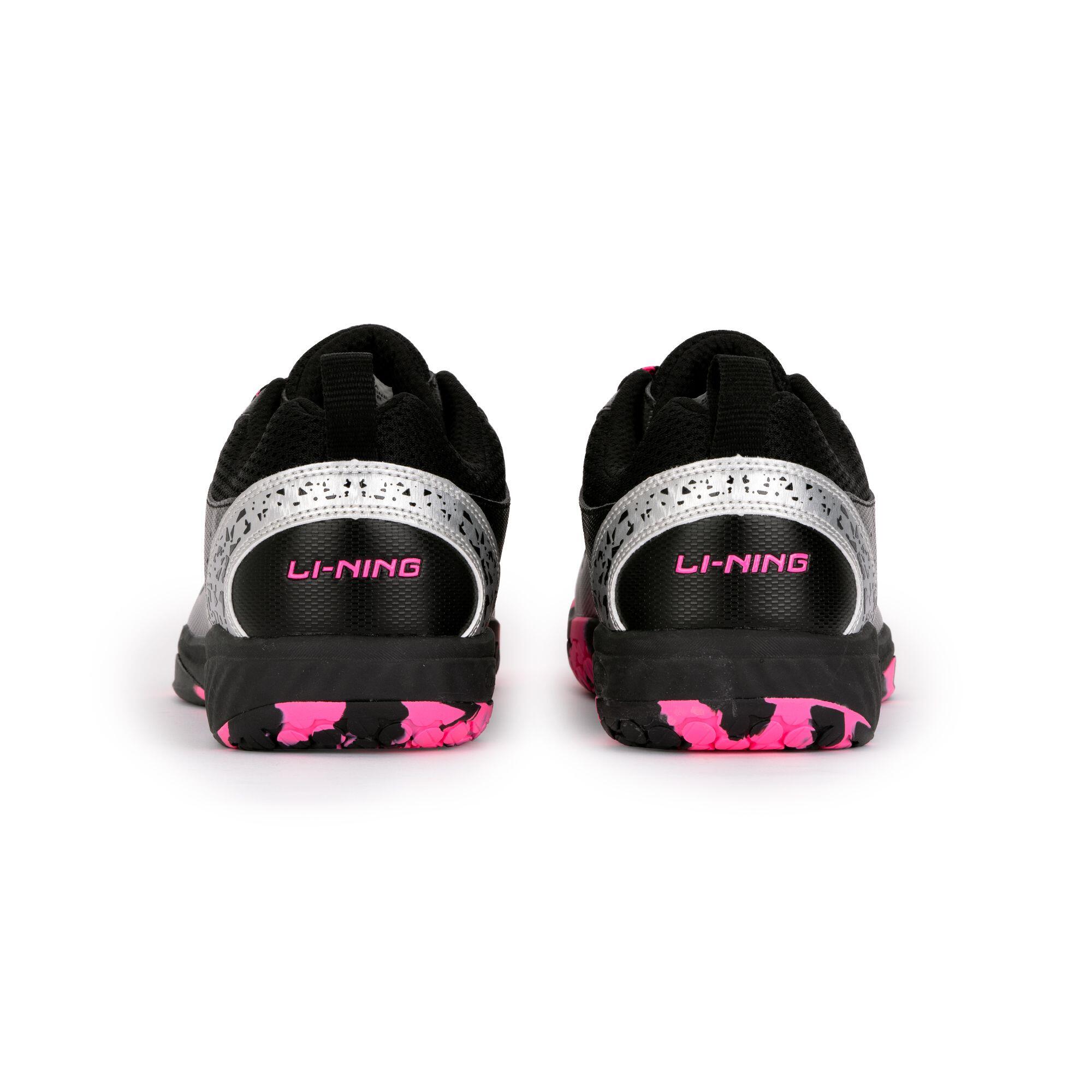 Ultra Power Non-Marking Unisex Badminton Shoes (Black/Silver) Ultra Power Non-Marking Unisex Badminton Shoes (Black/Silver)