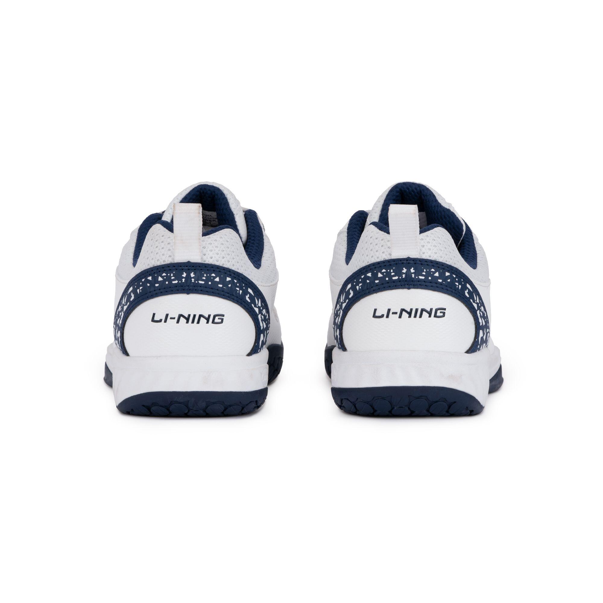 ノンタン Ultra Power Non-Marking Unisex Badminton Shoes (White/Navy)