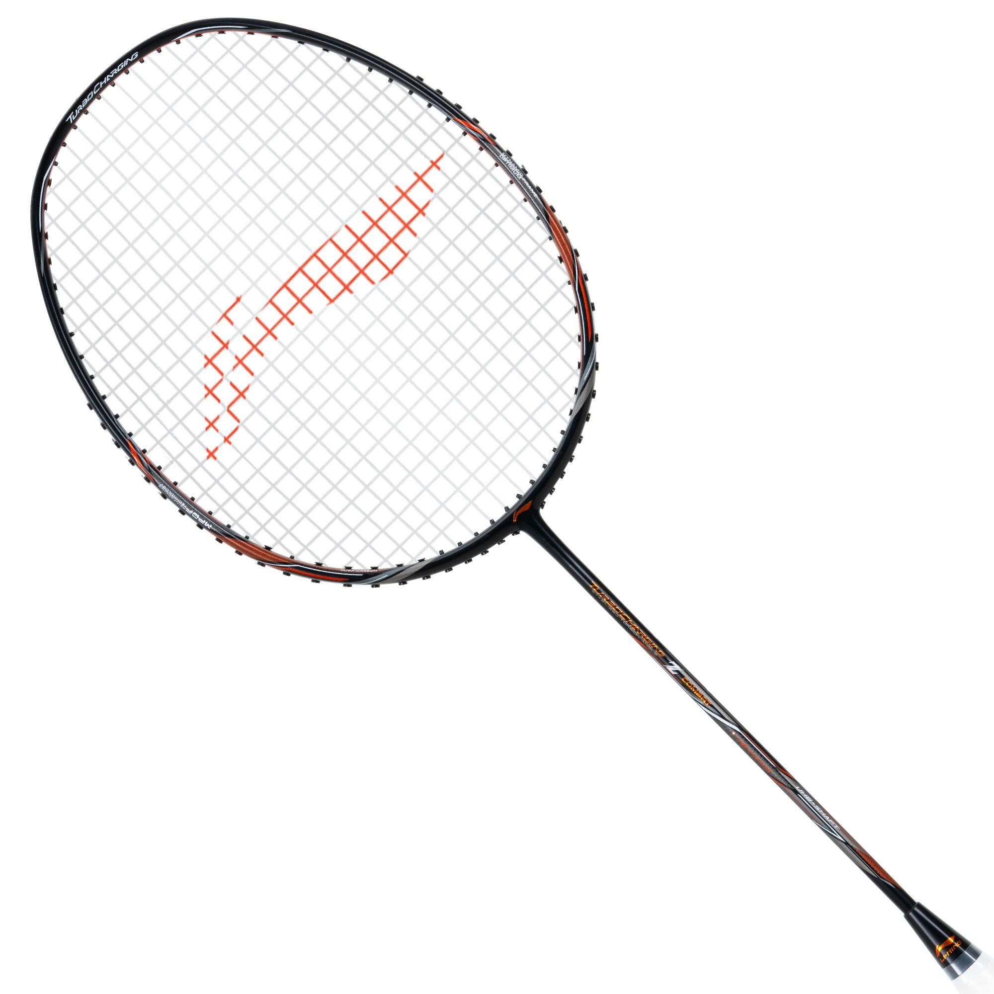 Turbo Charging Z Combat Unstrung Badminton Racket (Black/Copper)