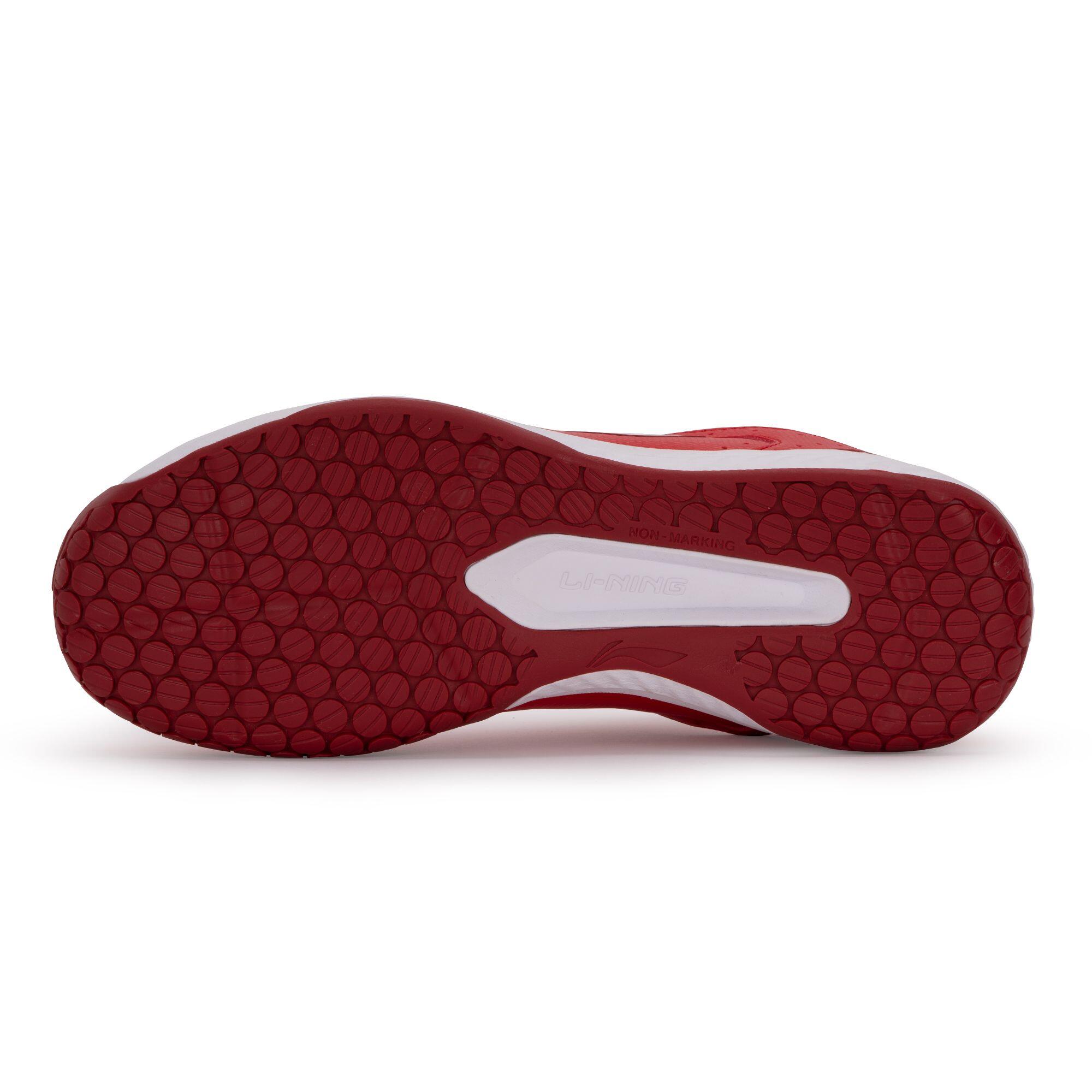 LINING BADFIVE4 28cm 新品当日発送 Ultra Power Non-Marking Unisex Badminton Shoes (Red/White)