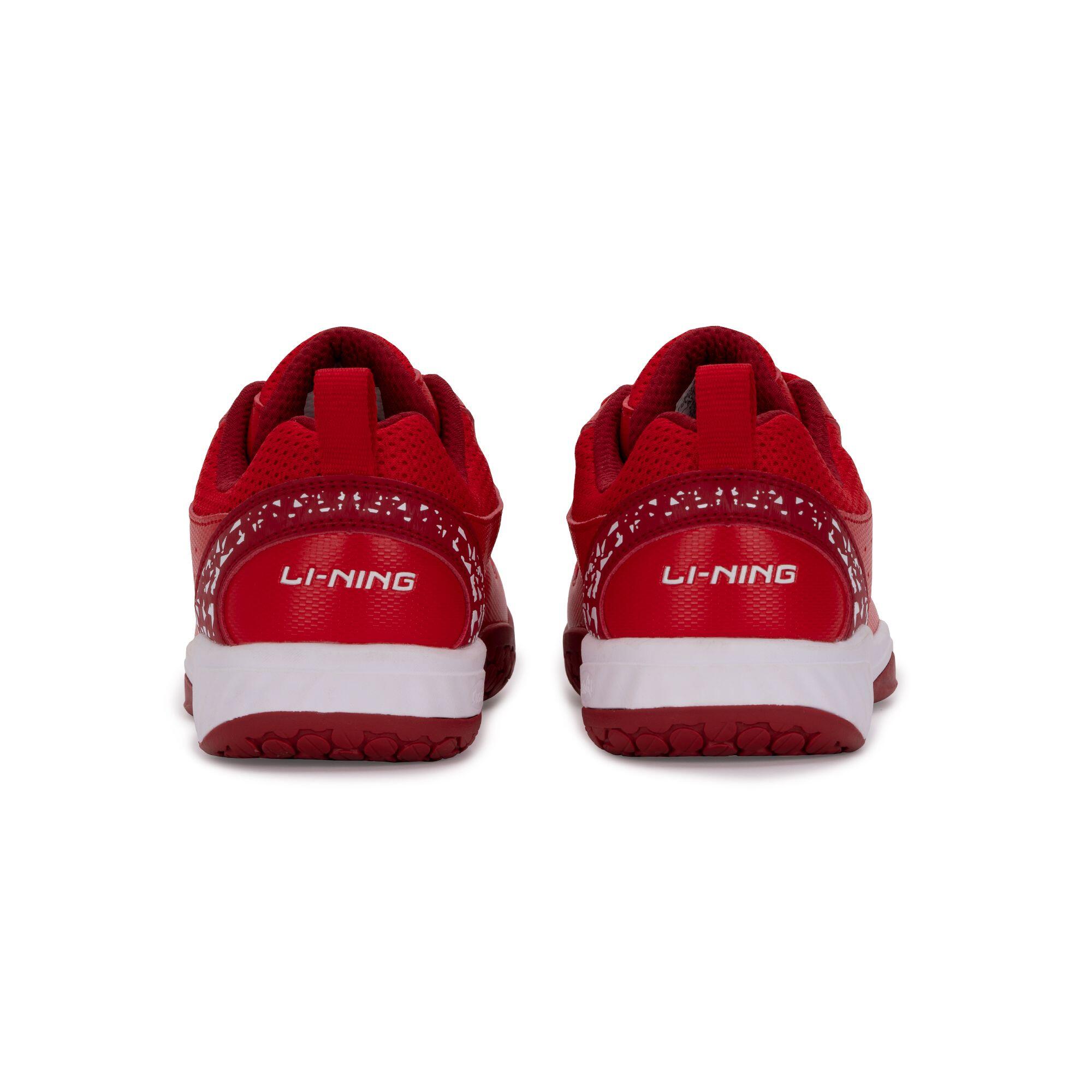 LINING BADFIVE4 28cm 新品当日発送 Ultra Power Non-Marking Unisex Badminton Shoes (Red/White)
