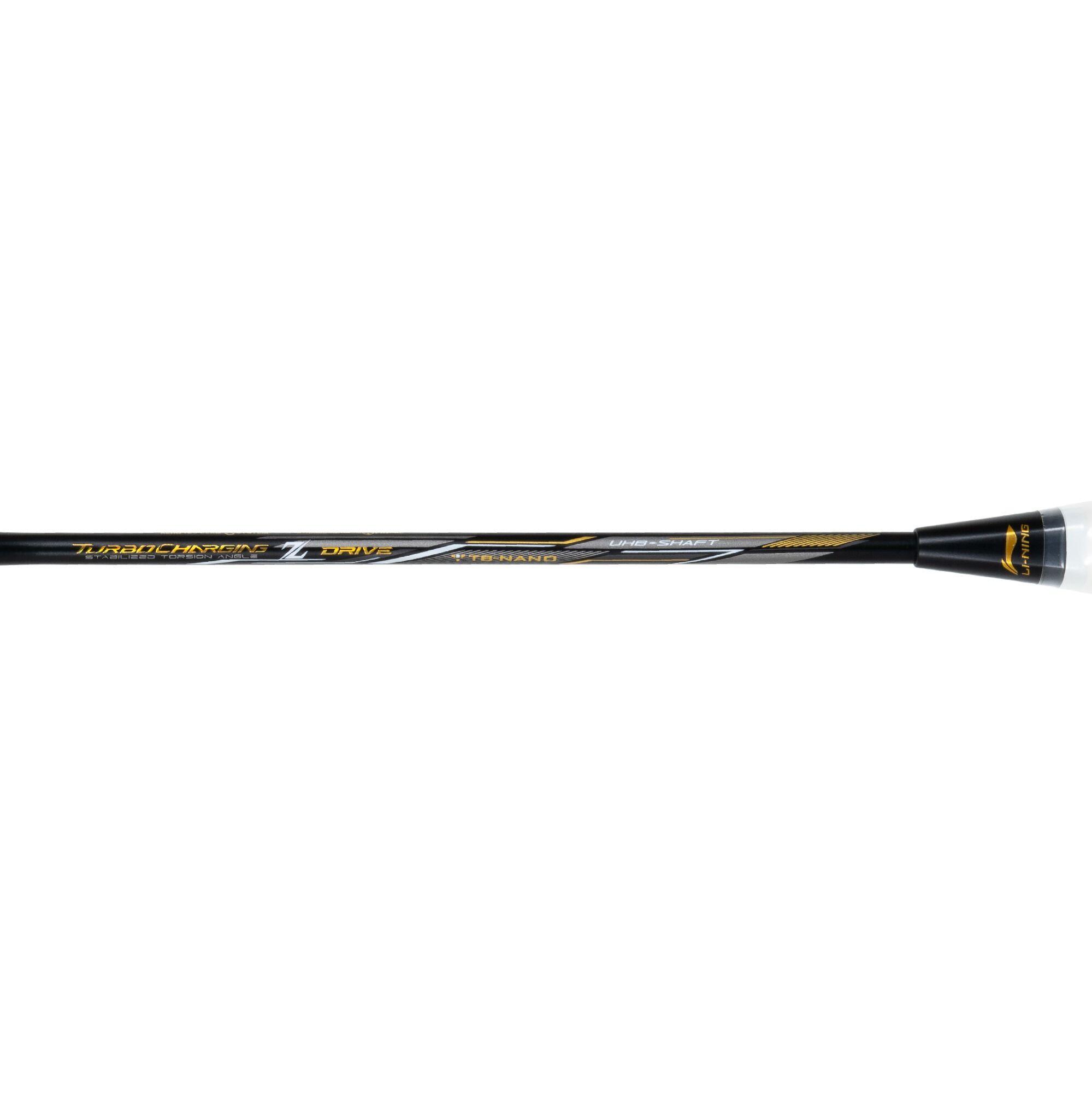 Turbo Charging Z Drive Unstrung Badminton Racket (Black/Gold)