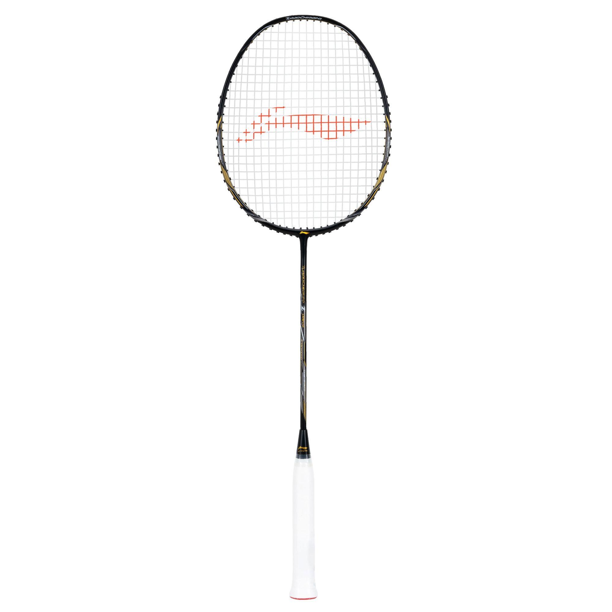 リーニン　turbocharging 9tf Turbo Charging Z Drive Unstrung Badminton Racket (Black/Gold)