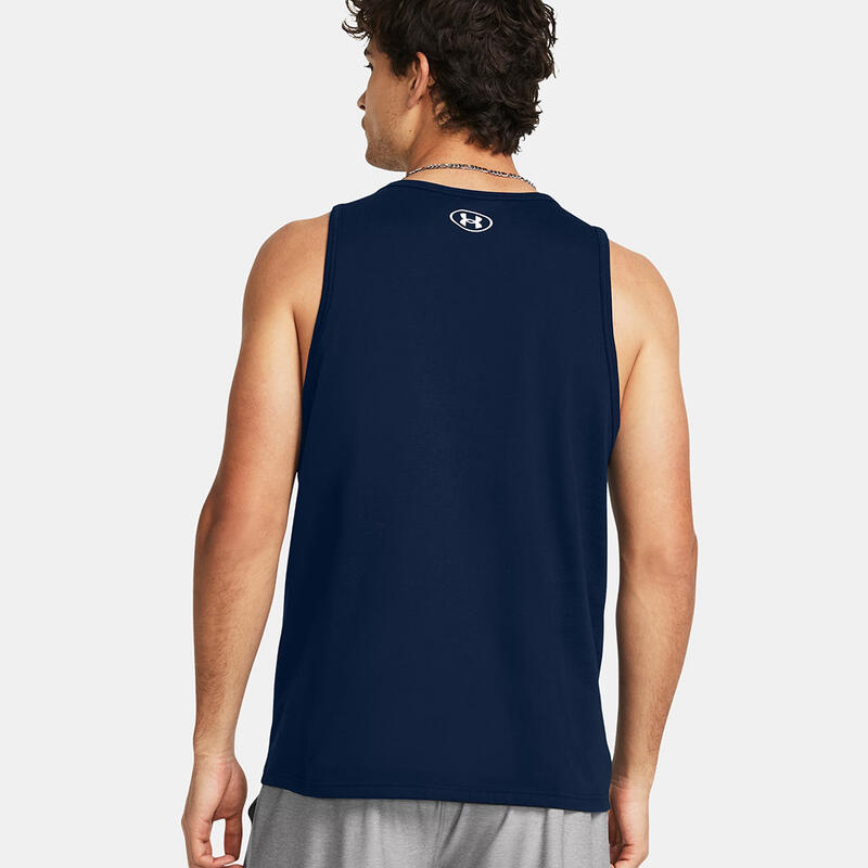 Under Armour Heren Tanktop Ua Sportstyle Logo Blauw