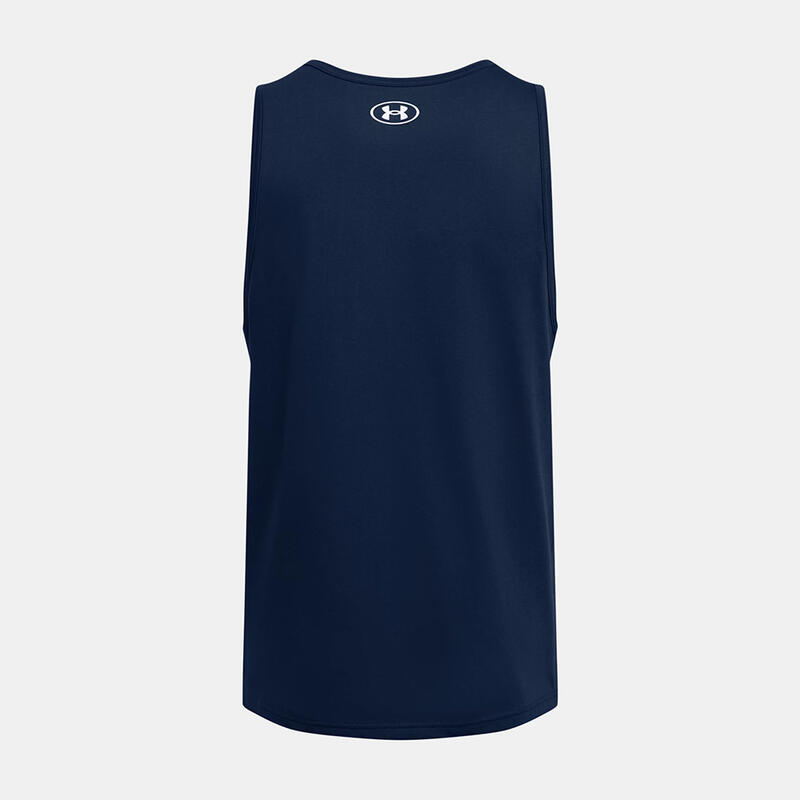 Under Armour Heren Tanktop Ua Sportstyle Logo Blauw