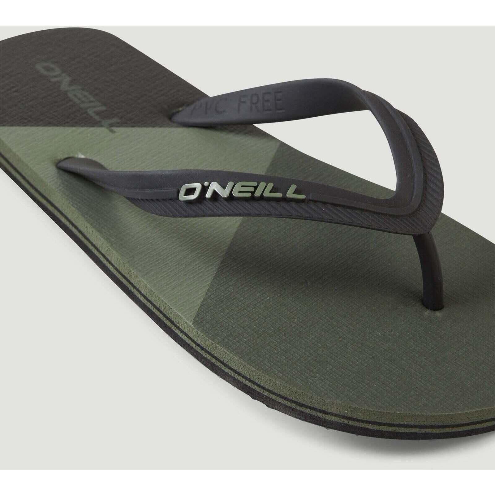 Chanclas O'Neill Profile Color Block Sandals, Verde, Hombre 3/4