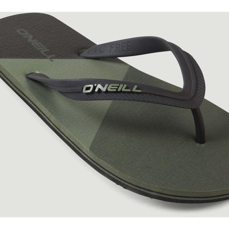 Slapi barbati O'Neill Profile Color Block Sandals, Verde