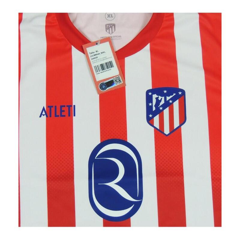 Camiseta Atlético Madrid Adulto 1ª Equipación Réplica Oficial Griezmann 23/24