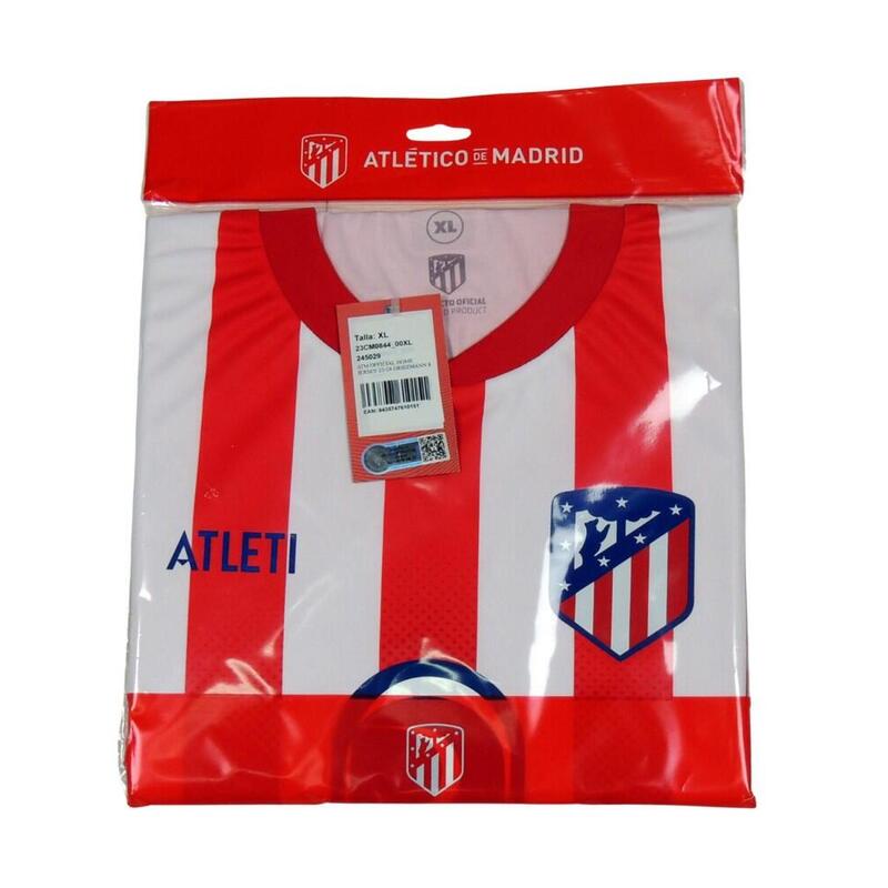 Camiseta Fútbol Atlético Madrid 1ª Equipación Sin Dorsal Réplica Oficial 23/24