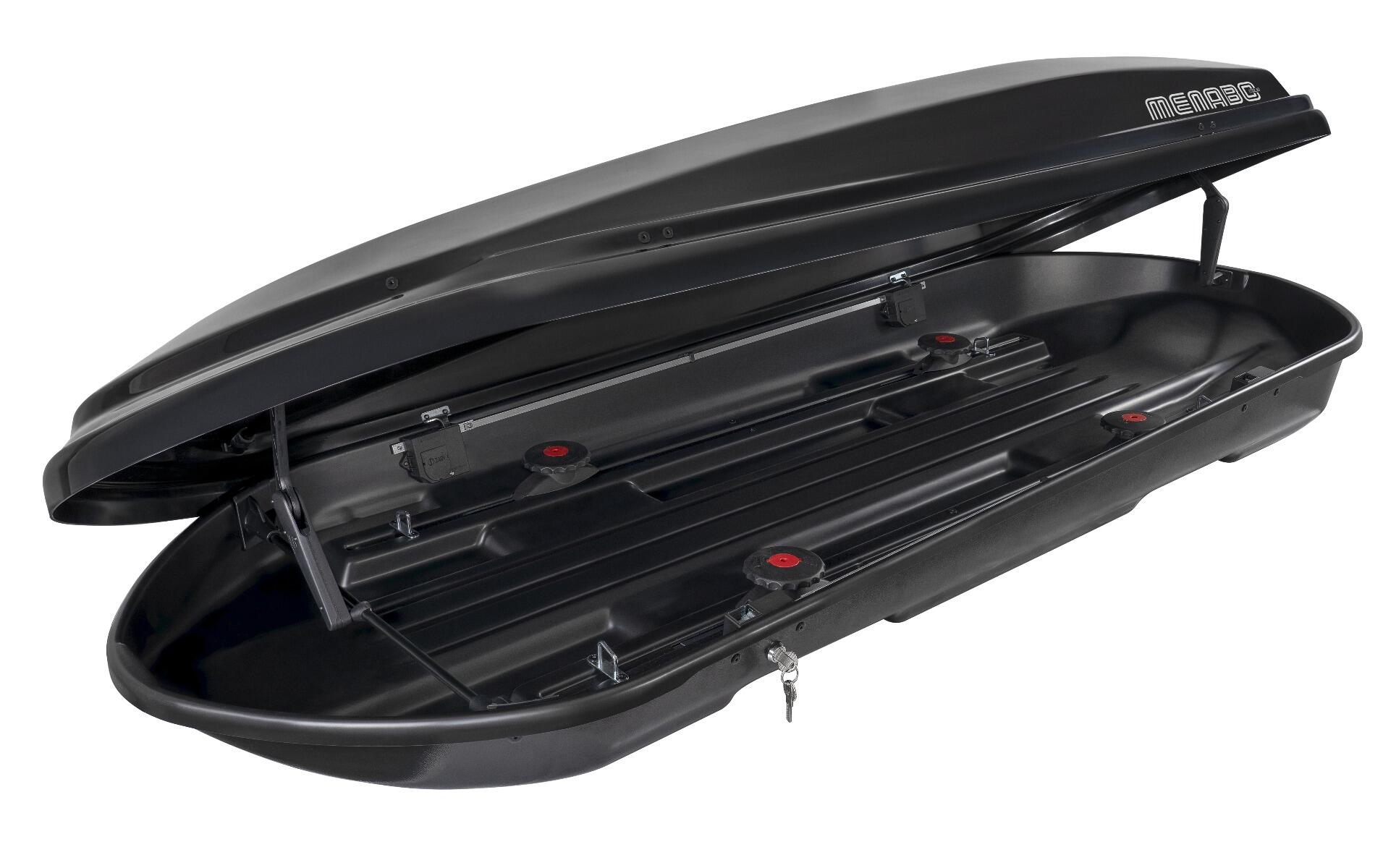 Tetőbox Menabo Diamond 450 fekete – 450 l, 163 x 90 x 36 cm, 75 kg terhelhetőség 2/7