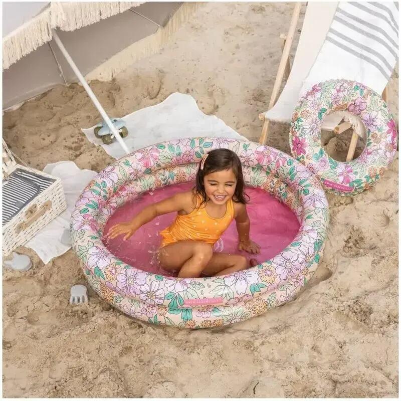 Swim Essentials Swimming Pool 100 cm Blume 100 x 17 cm 4/7