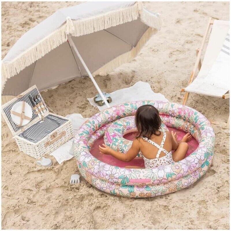 Schwimmen  Baby Pool 100cm  Pink Blossom