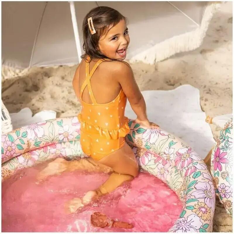 Swim Essentials Swimming Pool 100 cm Blume 100 x 17 cm 3/7