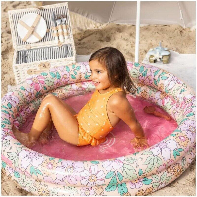 Swim Essentials Swimming Pool 100 cm Blume 100 x 17 cm 5/7