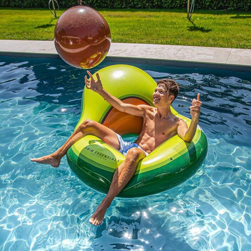 Swim Essentials | Materassino Tropicale Avocado incl. Pallone gonfiabile 5/7