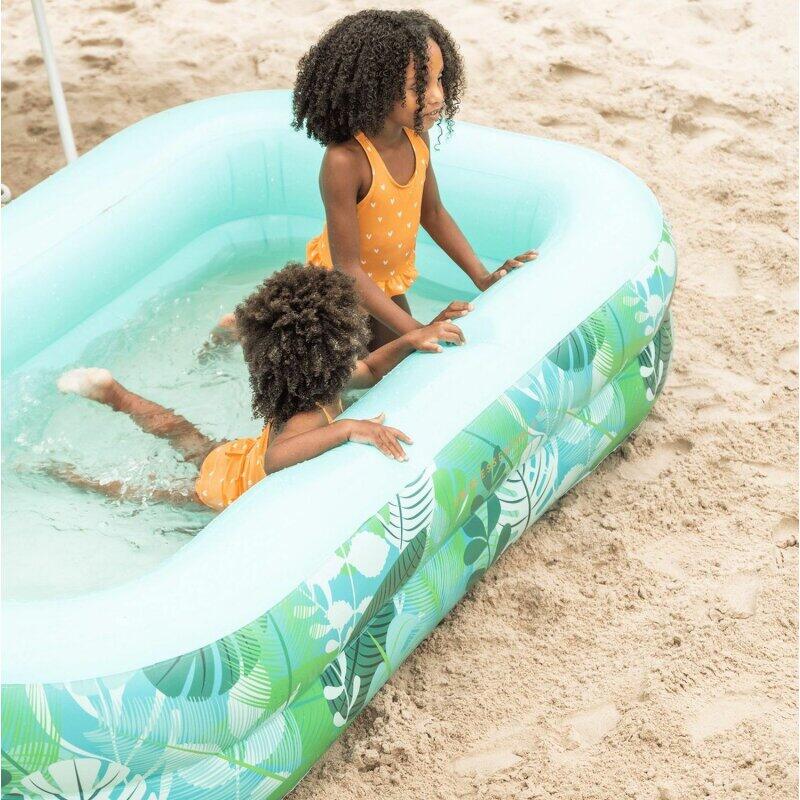 Swim Essentials Rechteckiger Swimming Pool 200 cm Tropical 211 x 132 x 46 cm