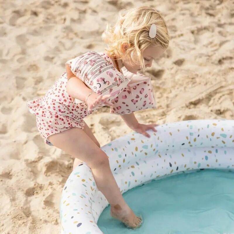 Swim Essentials Armbanden - Oud Roze - Luipaard 4/7