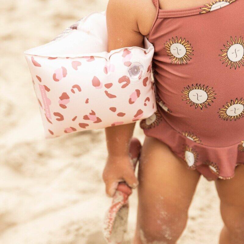 Brassards de natation Swim Essentials Old Rose Leopard 17x14 cm 7/7