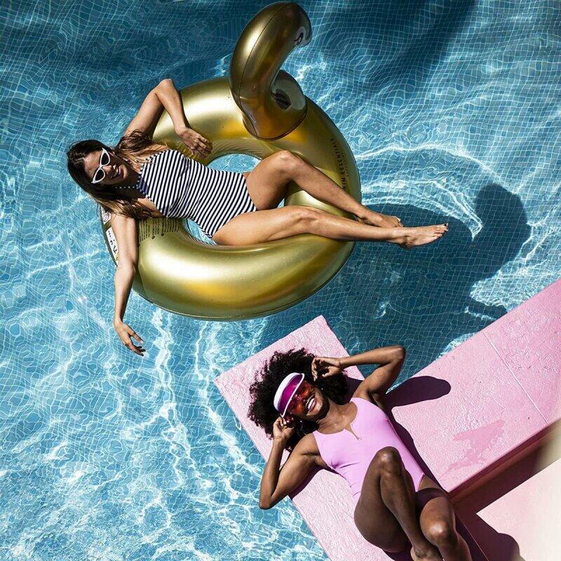Swim Essentials Schwimmring 95 cm Schwan Gold 5/7