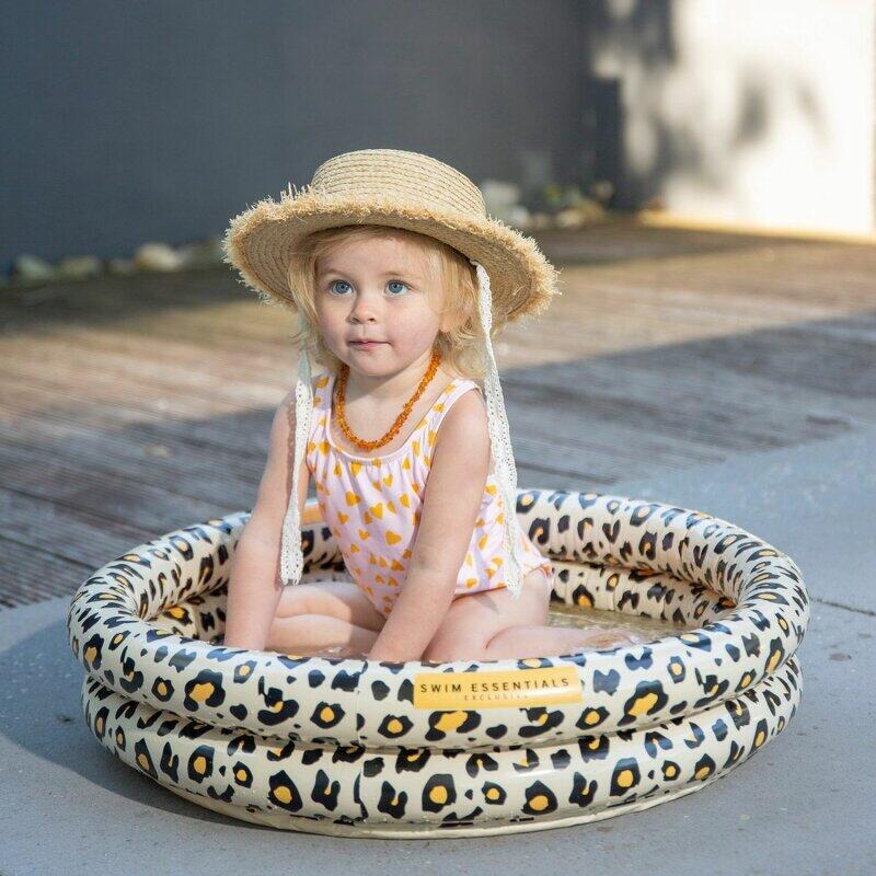Natation  Piscine pour bébé 60cm  Beige Leopard