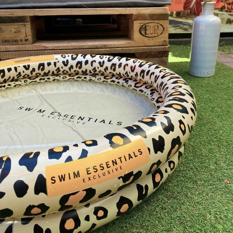 Schwimmen  Baby Pool 60cm  Beige Leopard
