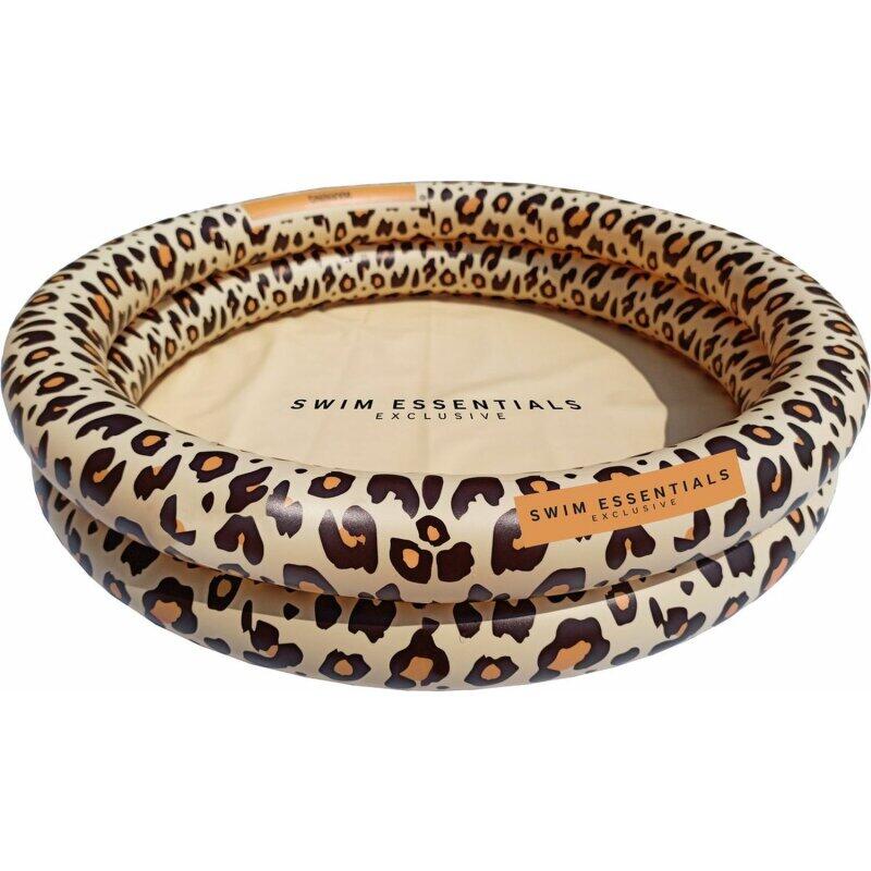 Swim Essentials Swimming Pool 60 cm Leopard Beige 60 x 17 cm