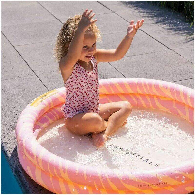 Swim Essentials | Piscina Panterato baby Ø 100 cm rosa 2/7