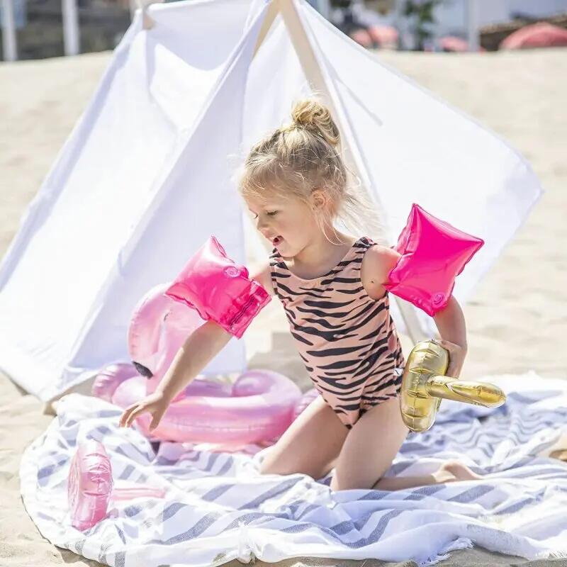 Swim Essentials Arm Bands - Pink - Neon - 0/2 Years 3/5