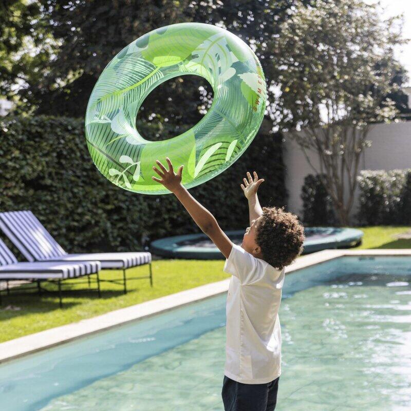 Bouée de natation Swim Essentials 90 cm tropicale verte 6/6