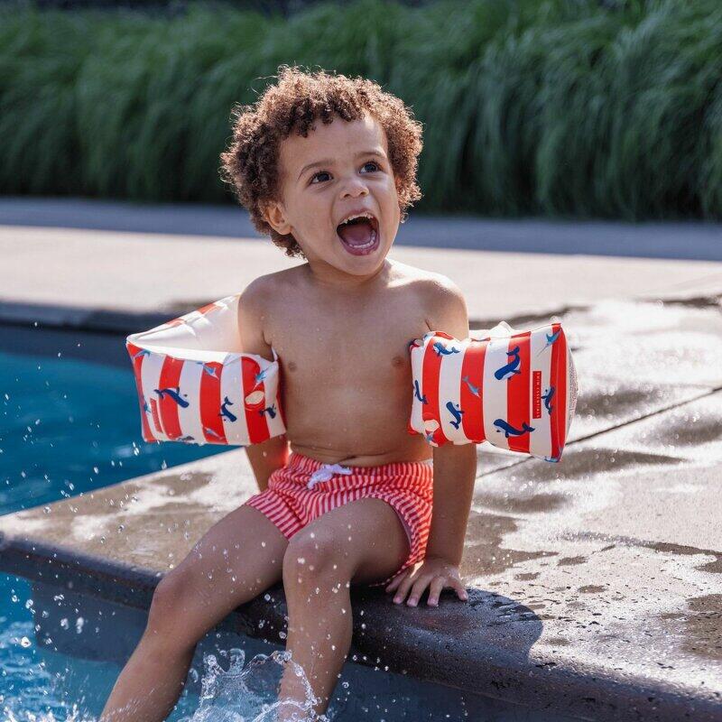 Swim Essentials Schwimmflügel 2-6 Jahre Wal Gestreift 17 x 9 x 18 cm 7/7
