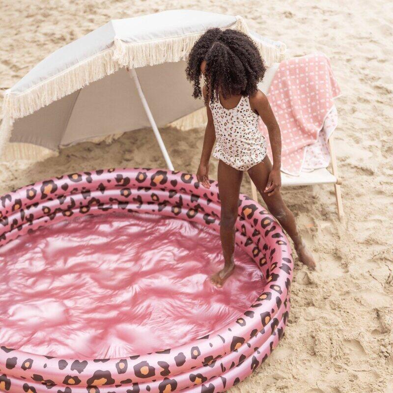 Piscina per Bambini Oro Rosa Leopardato Ø 150 cm 4/7