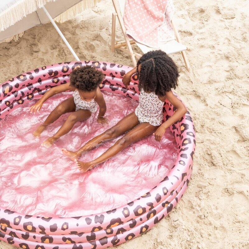 Piscina per Bambini Oro Rosa Leopardato Ø 150 cm 5/7