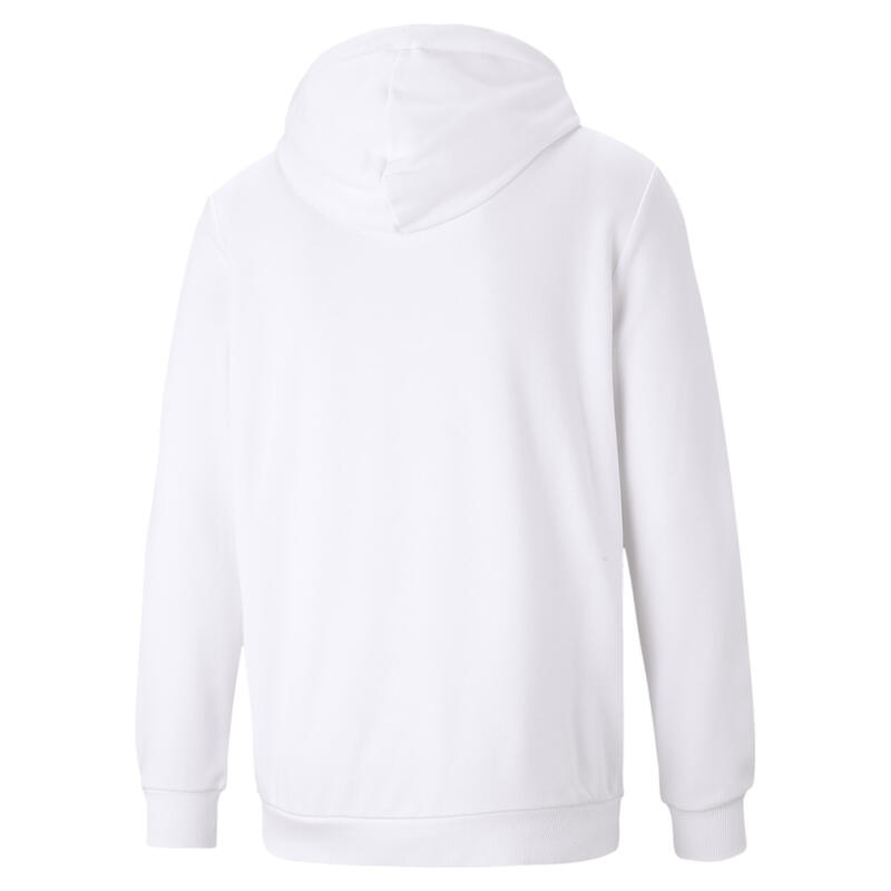 Essentials hoodie met groot logo heren PUMA White