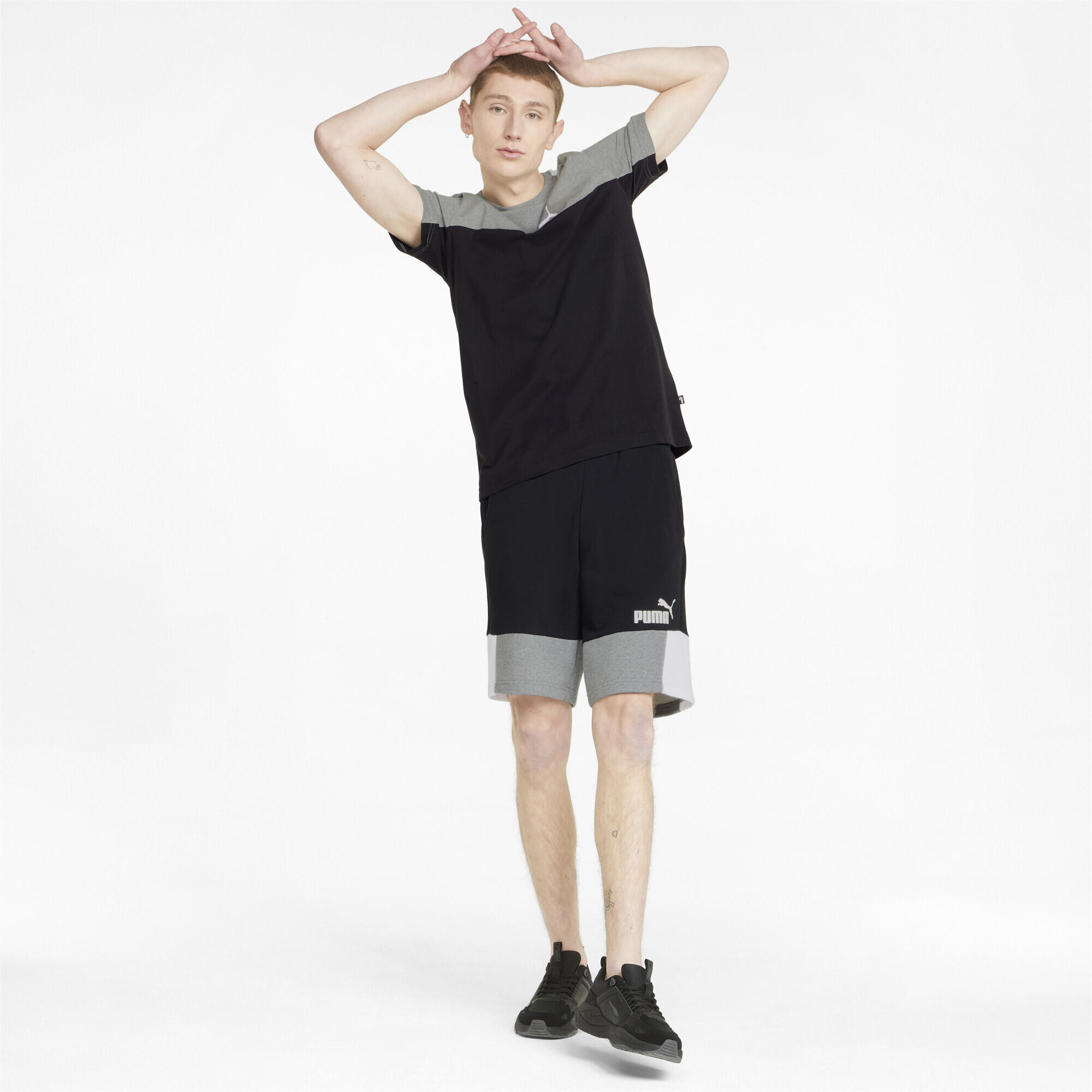 Camiseta Essentials+ Block Hombre PUMA Black 4/5