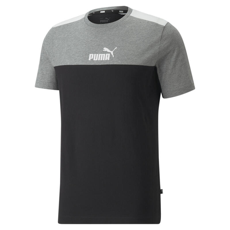 Essentials+ Block T-shirt voor heren PUMA Black