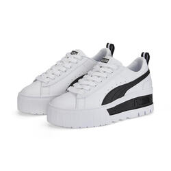 Mayze Wedge sneakers voor dames PUMA White Black