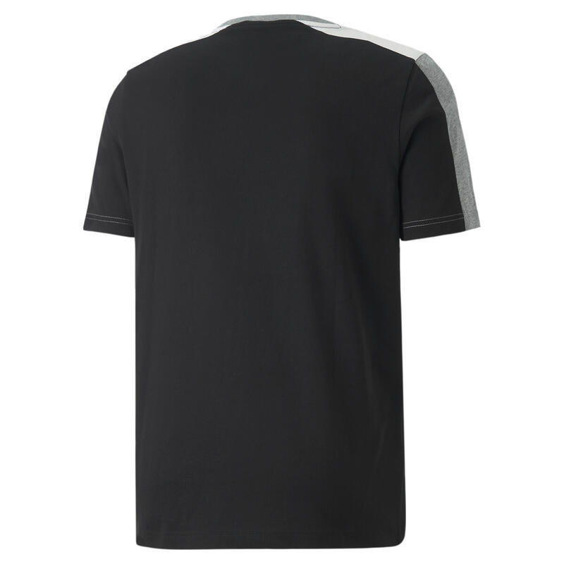 Tricou cu Mânecă Scurtă Bărbați Puma Essential+ Block Negru