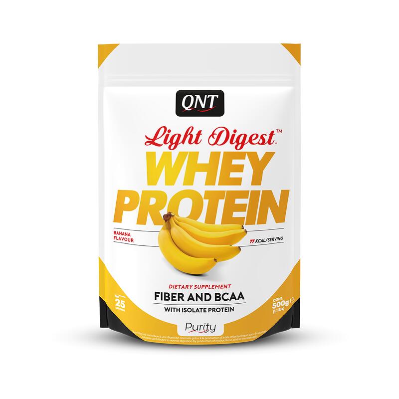 QNT Light Digest Whey Protein Fehérje 500g Banán