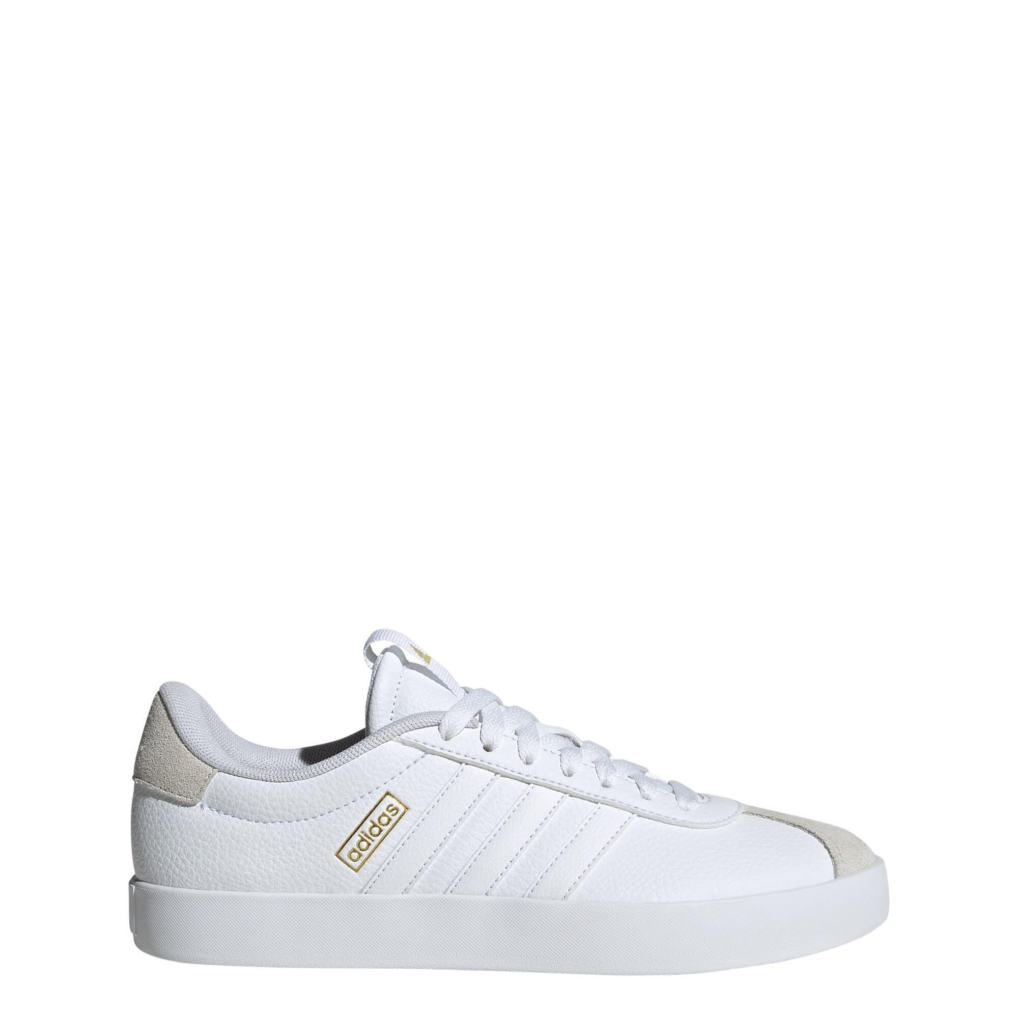 Adidas - Chaussure Vl Court 3.0 - Chaussures De Sport - Blanc|gris - 36 - Decathlon