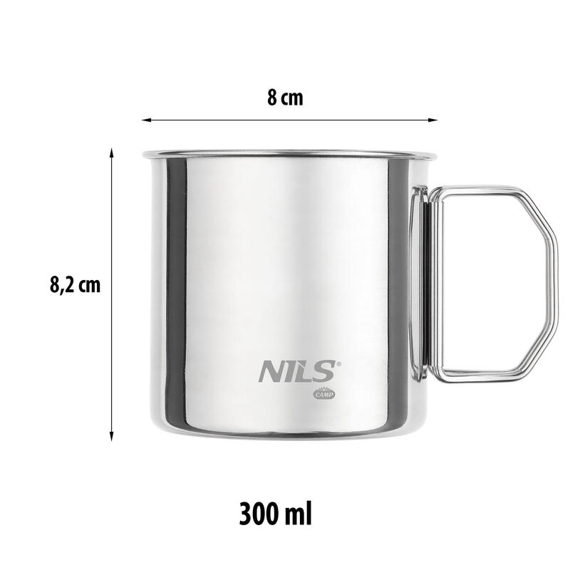 Set de pahare din oțel inoxidabil de 4 buc. Nils Camp NC1762