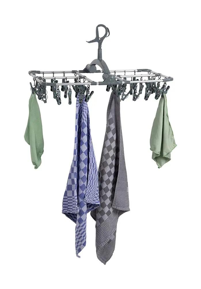Étendoir à linge - Pliable - 36 piquets 7/7