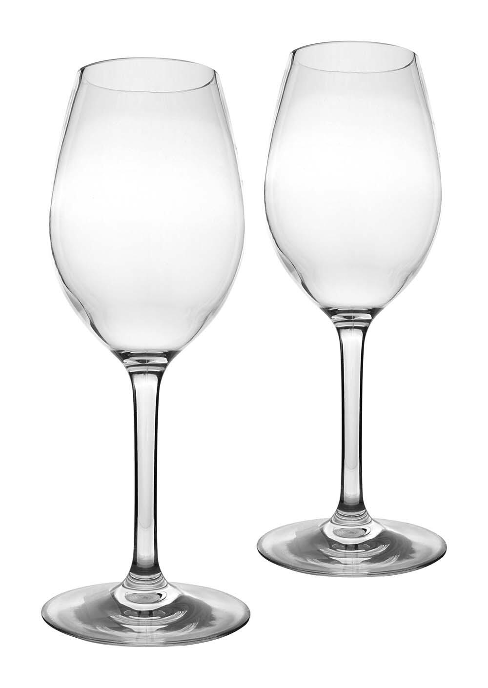 Witte wijnglas 330 ml 2 Stuks 3/4