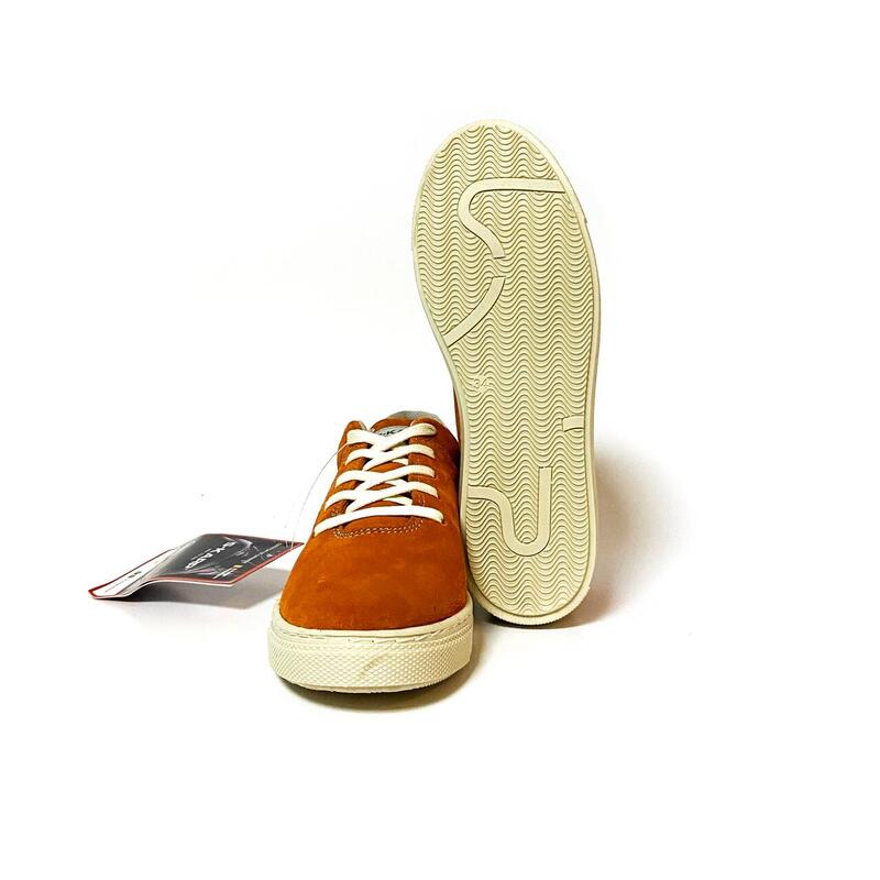 Pantofi sport S-KARP Promenade, portocaliu, piele naturala, talpa EPA